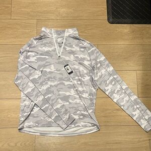 johnnie-O Gray Camo Sweatshirt